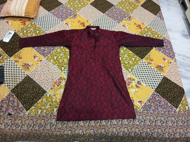 Elegant Maroon Kurta