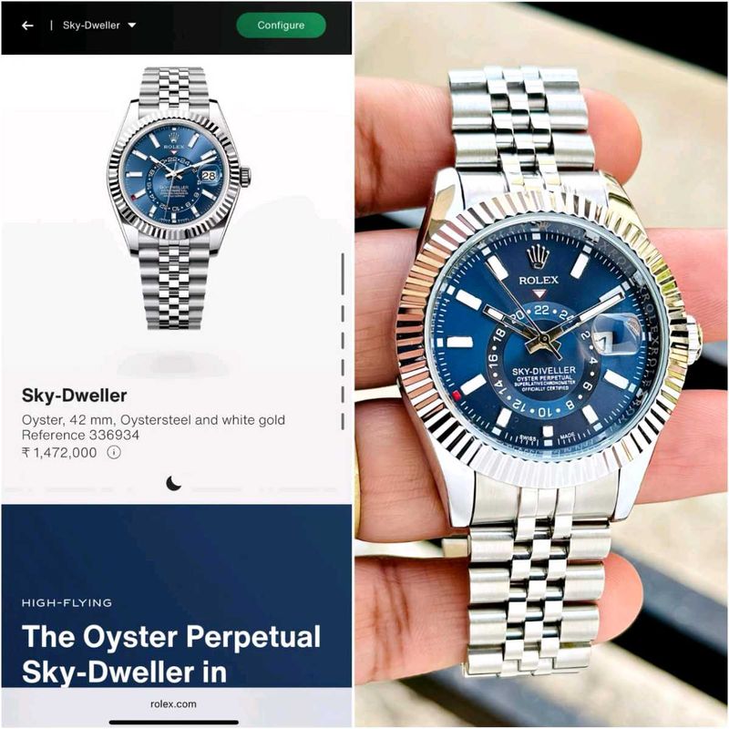 Rolex* SKY-DWELLER* For men PREMIUM RANGE