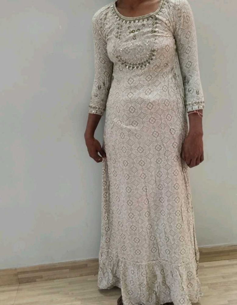 A-line Full Length Kurta