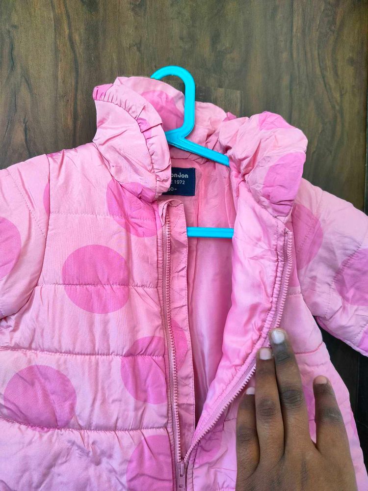 Cute Pink Puffer Jacket