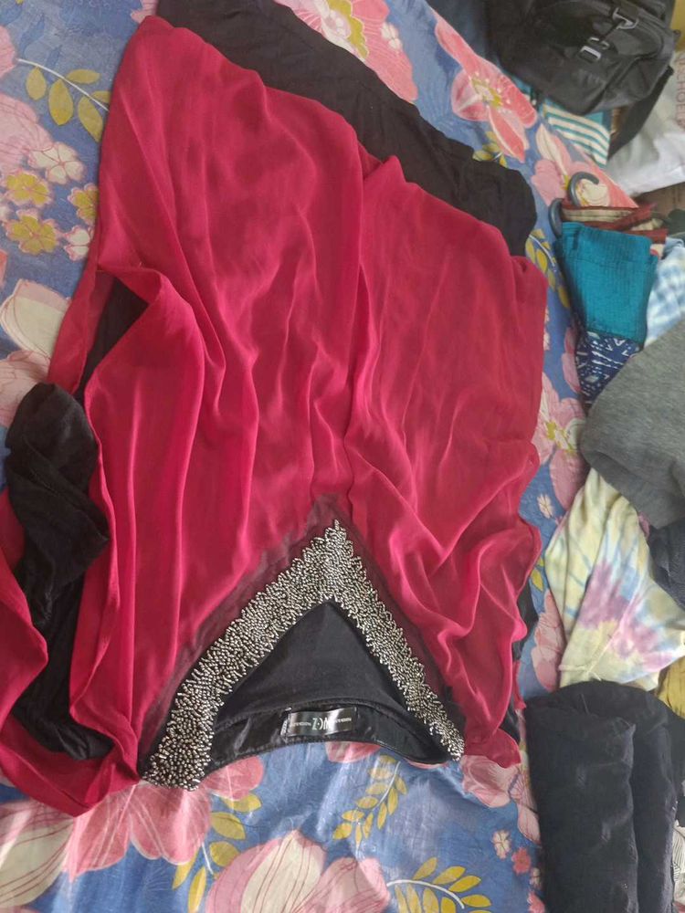 Stylish Pink Embellished Top