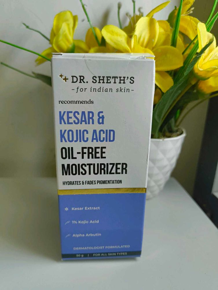 New ❤️‍🔥 Dr. Sheth&#39;s Kesar Kojic Moisturizer