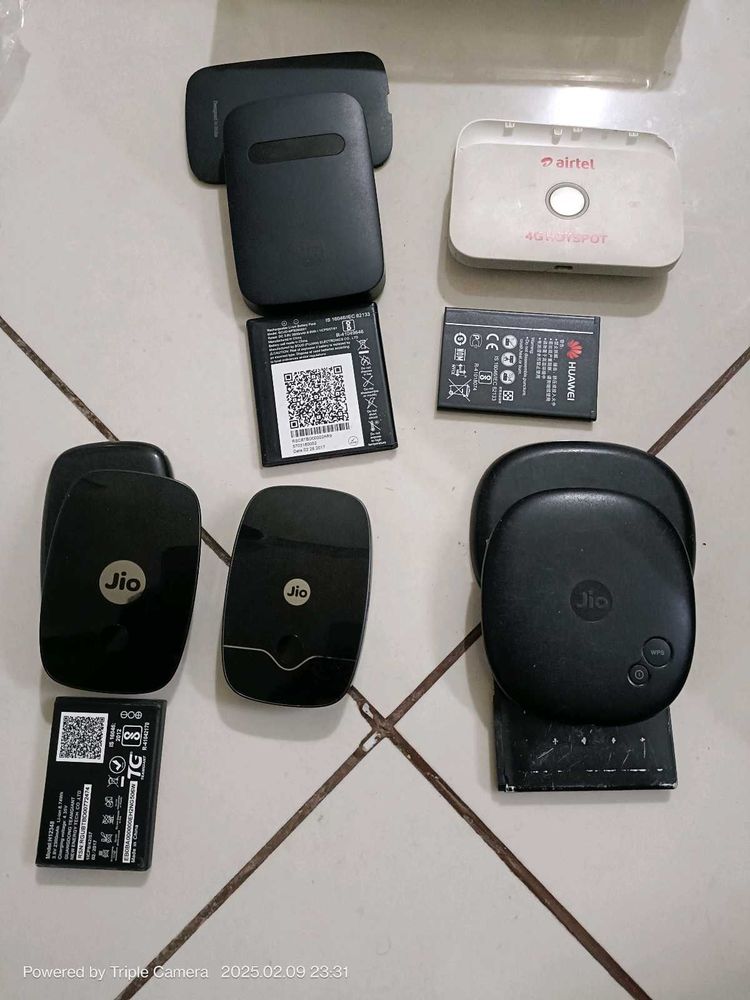 5 Jiofi And Airtel Wifi Router Hotspot Modem