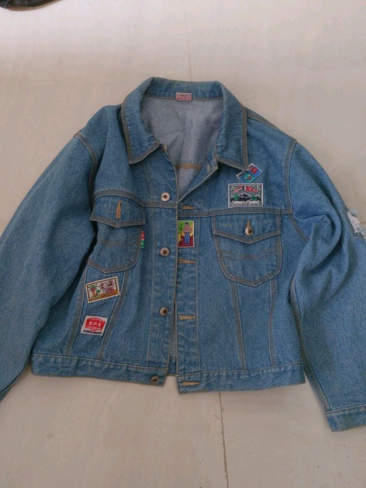Oversized Vintage Denim Jacket
