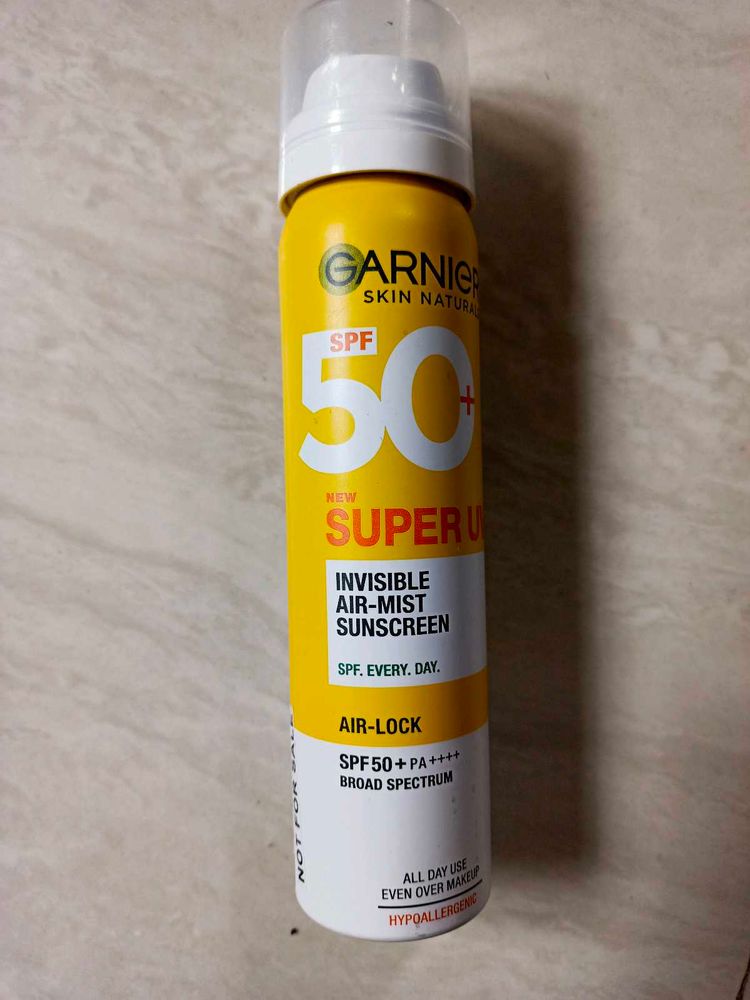 Garnier SPF 50 Sunscreen