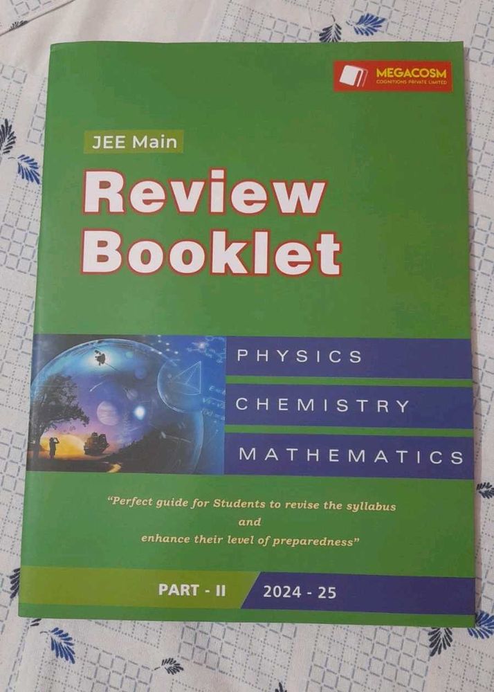 JEE Main Review Booklet Part-II 2024-25
