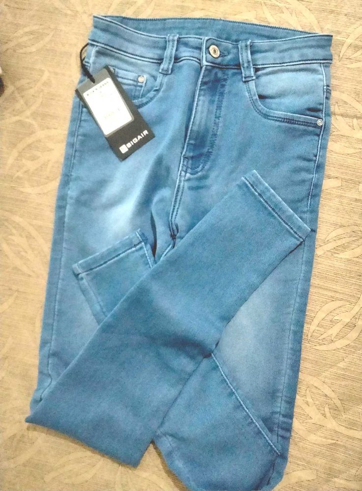 Stone Blue Skinny Jeans .