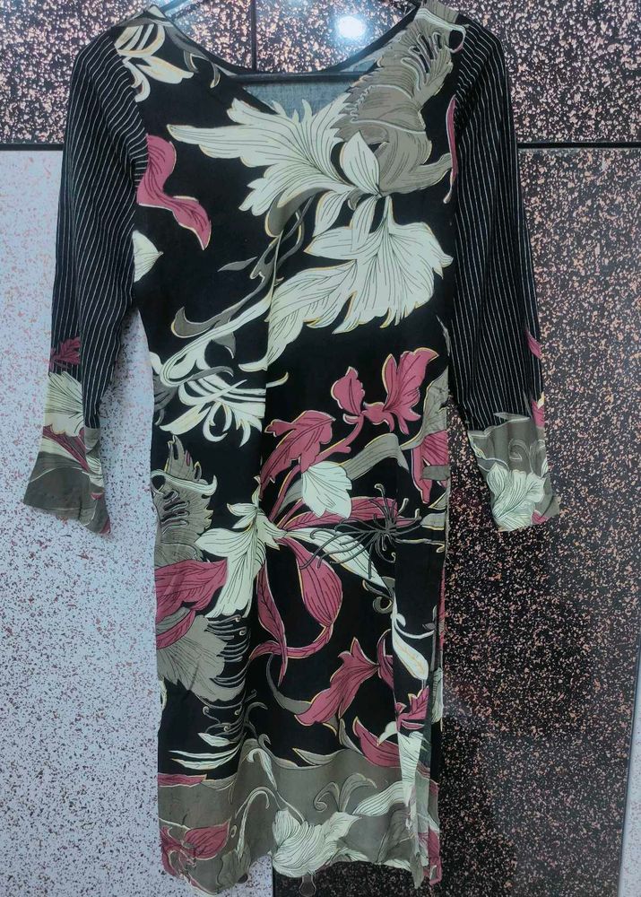 V Neck Straight Kurta Set