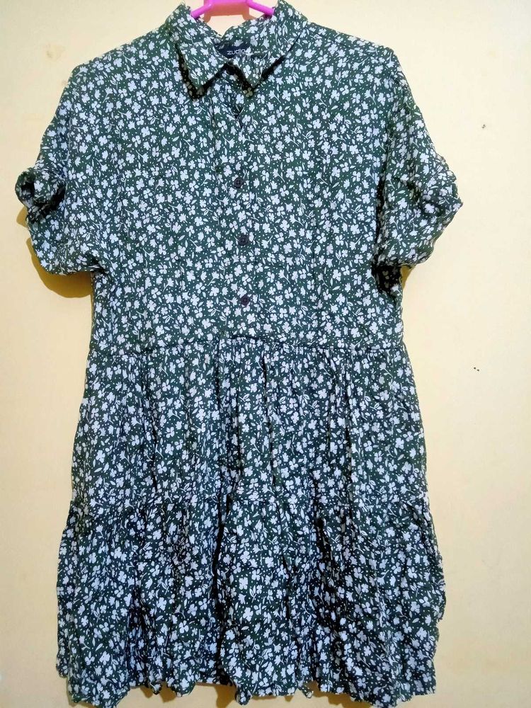 Floral Print Mini Dress