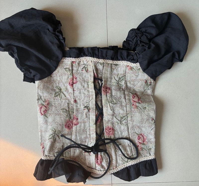 Floral Corset Top