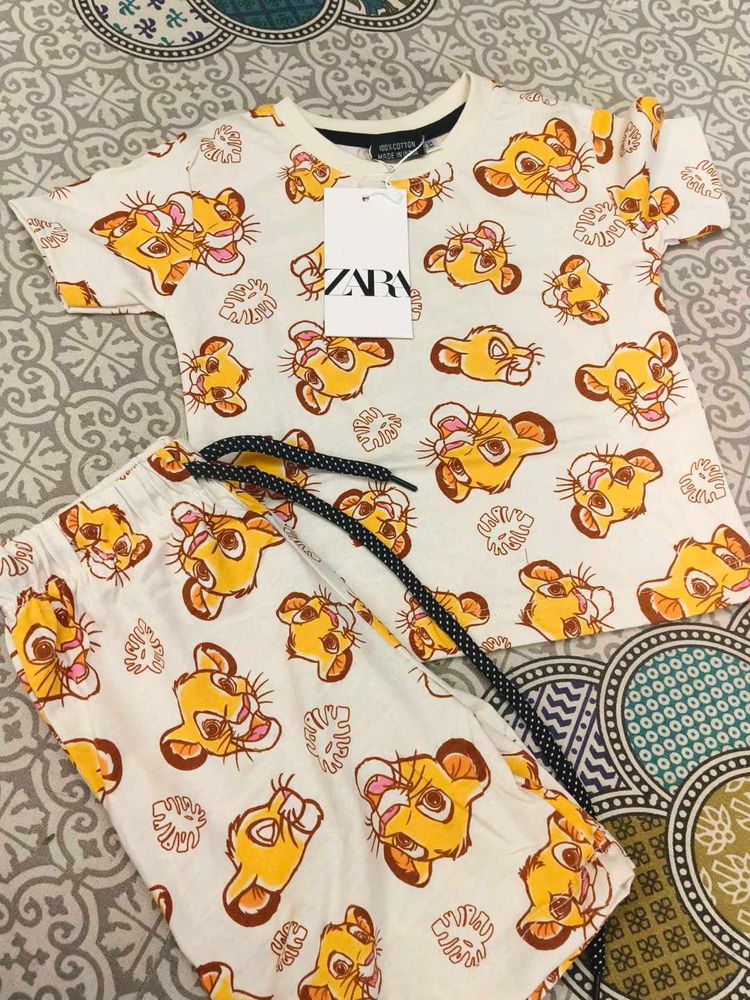 Lion Shorts Set