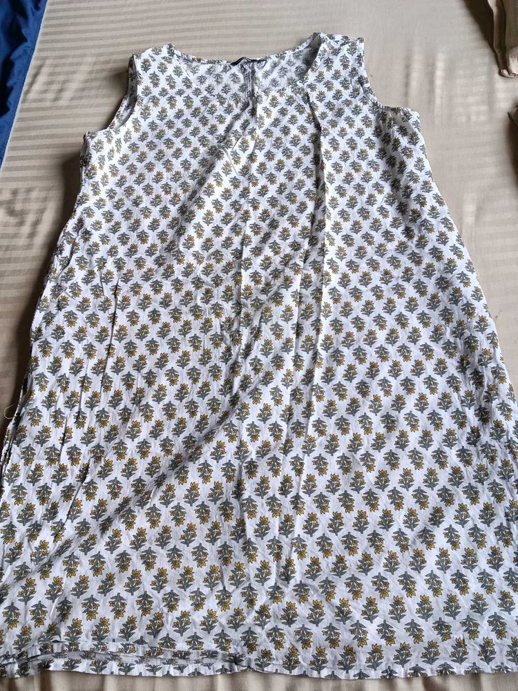 Printed Sleeveless Dress