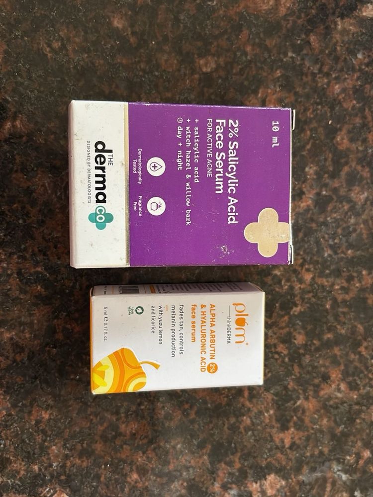 NEW UNUSED Face Serums - Plum &amp; Derma Co