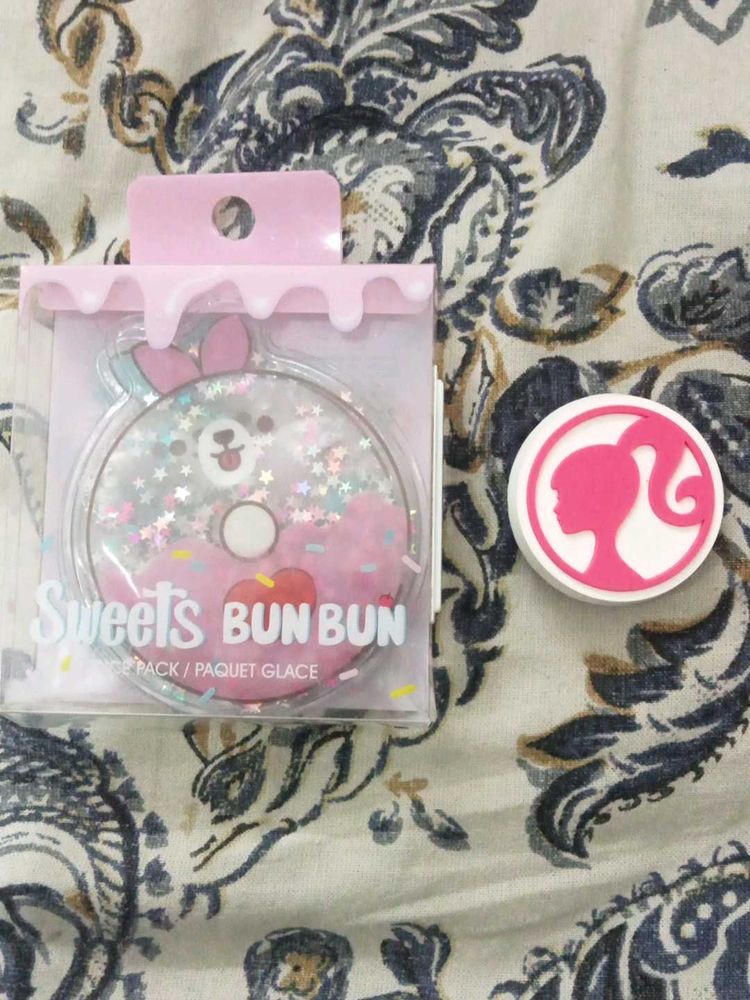 Miniso Eye Ice Pack Pair,Jibbitz Barbie Crocs