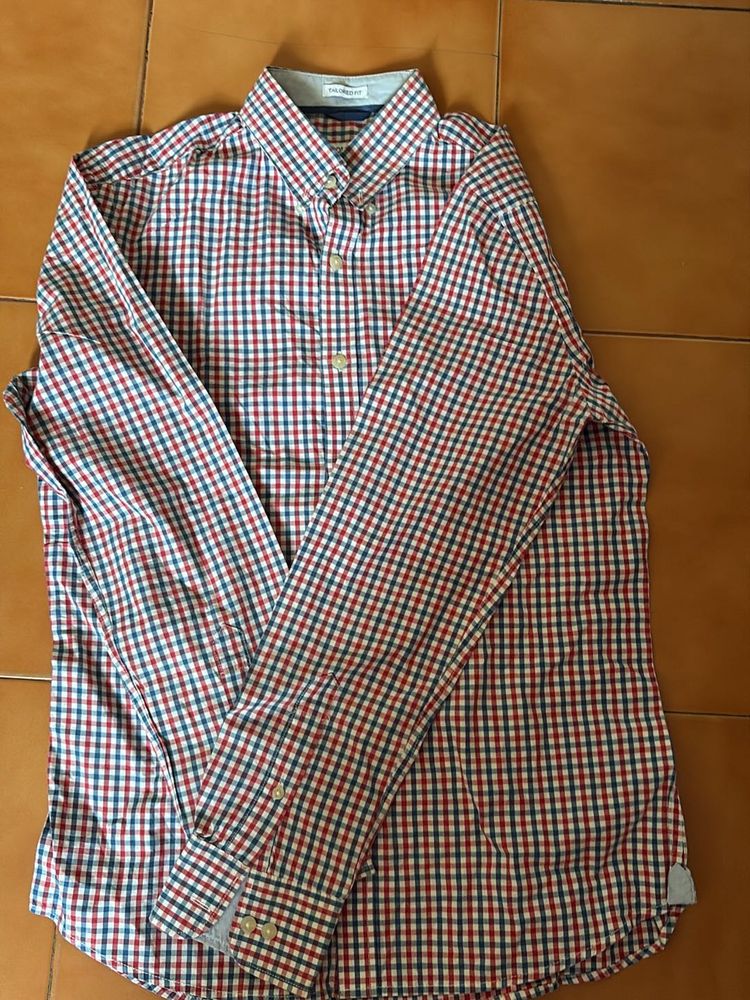 Men U.S. Polo Assn. Checkered Shirt