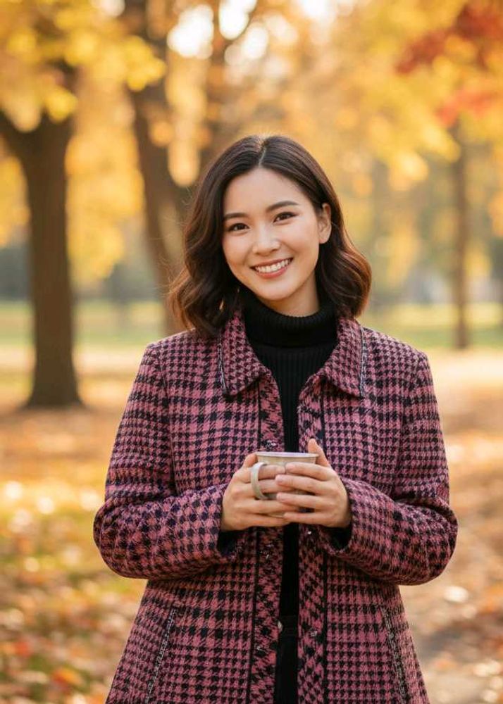 (⁠✯✿warm Houndstooth Blazer -✿⁠ ⁠⁰⁠ (⁠｡⁠•̀⁠ᴗ⁠-⁠)⁠