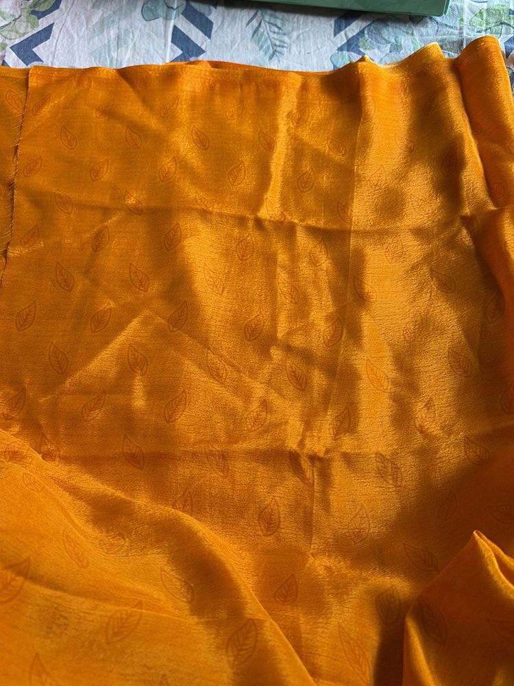 Yellow Orange Blouse Piece