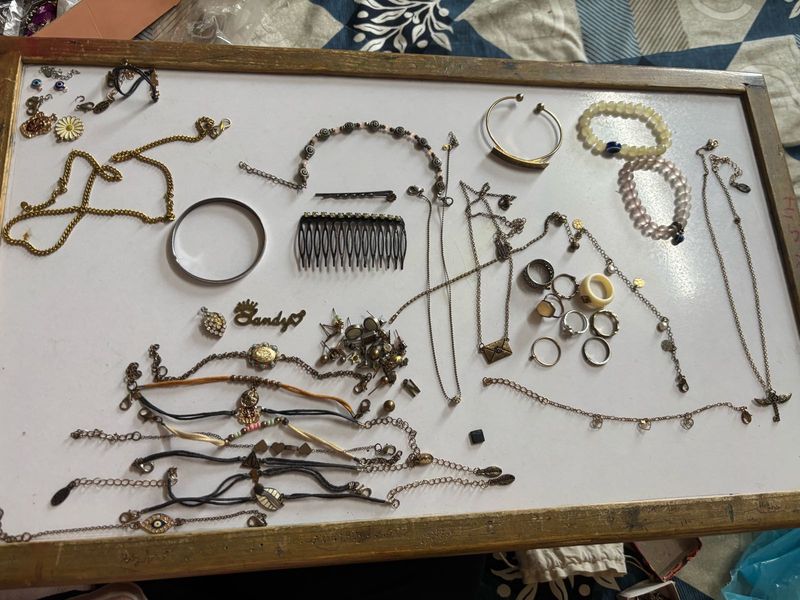 Preloved rusted chanky jewellery combo