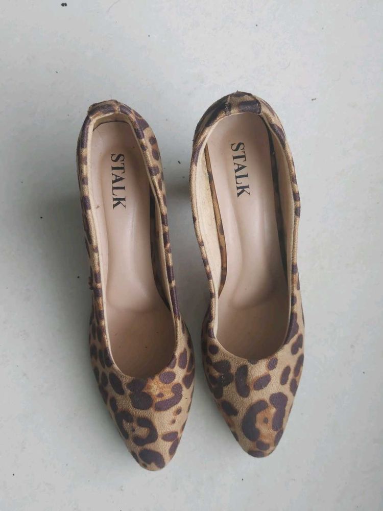 Leopard Print Heels