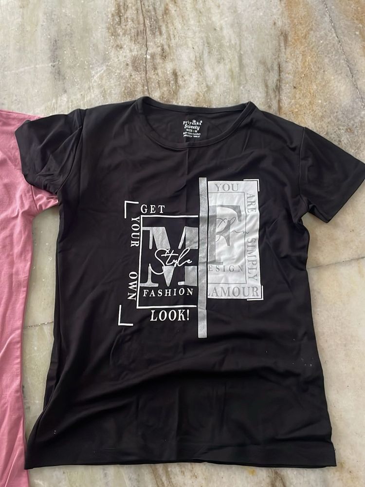 Stylish Black Graphic Tee