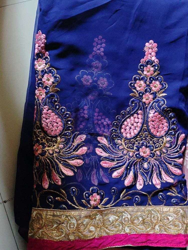 Festive Heavy Embroidery Saree