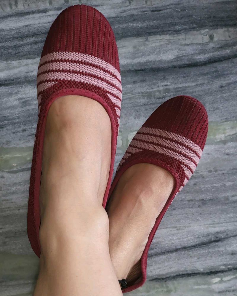 Knit Balley Flats
