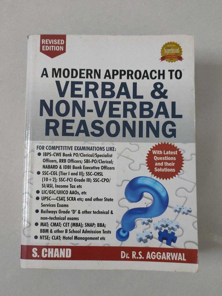 Verbal &amp; Non-Verbal Reasoning Book