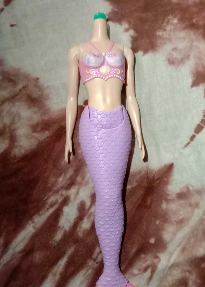 Rare Barbie Purple Odile Mermaid Body