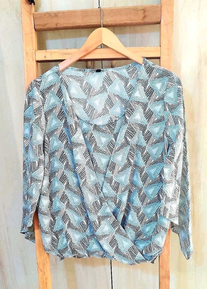 Grey Design Top Size-38