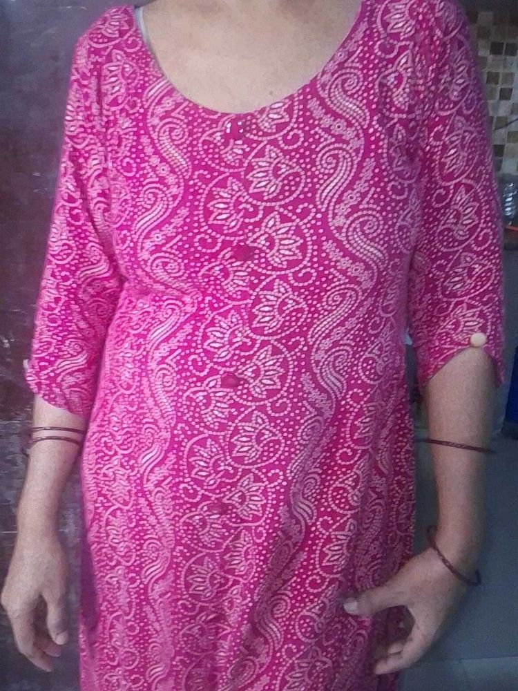 Pink Paisley Dress