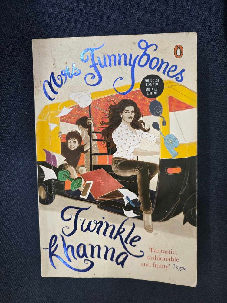 original print Mrs. Funnybones by Twinkle Khanna