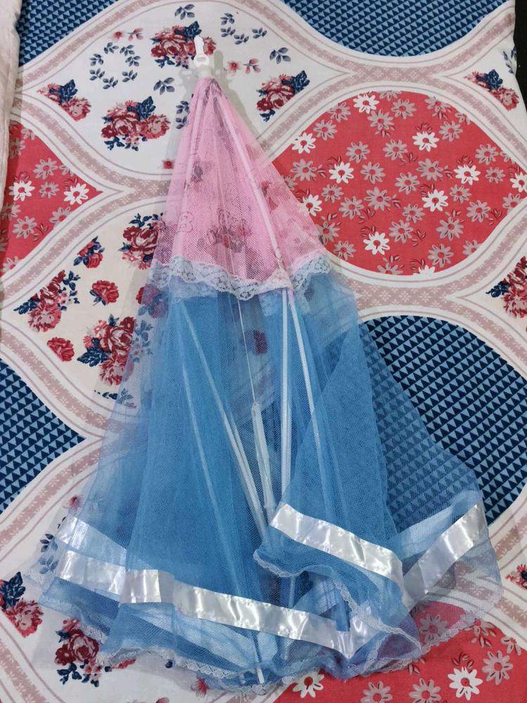 Pink &amp; Blue Mosquito Net For Kids