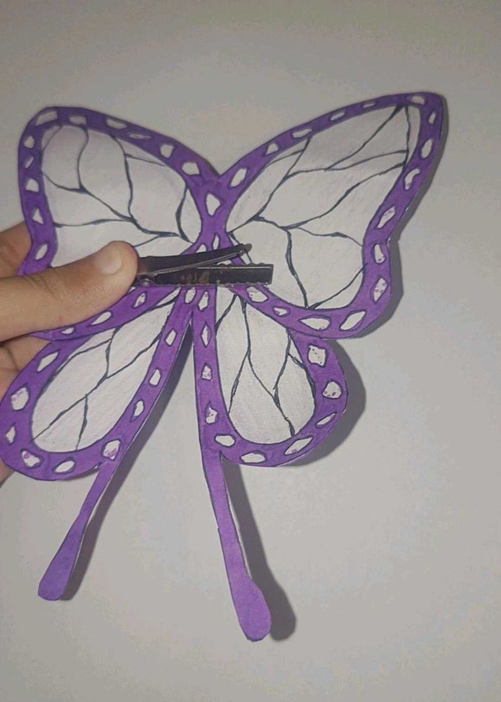 Shinibu Kocho Butterfly Hairclip 🦋💜