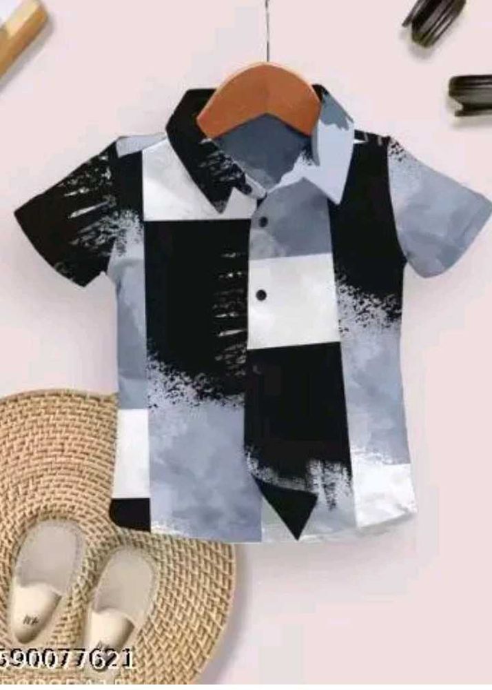 Boys Graphic Print Shirt
