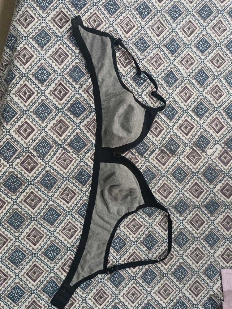 Comfortable Grey Bra