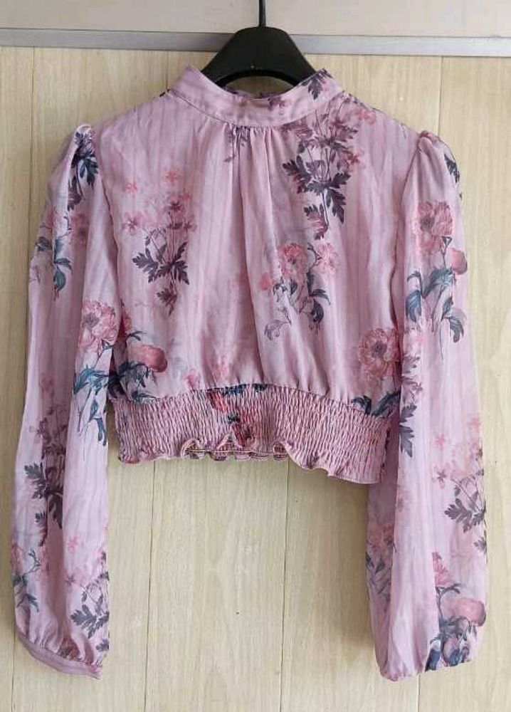 Floral Print Crop Top