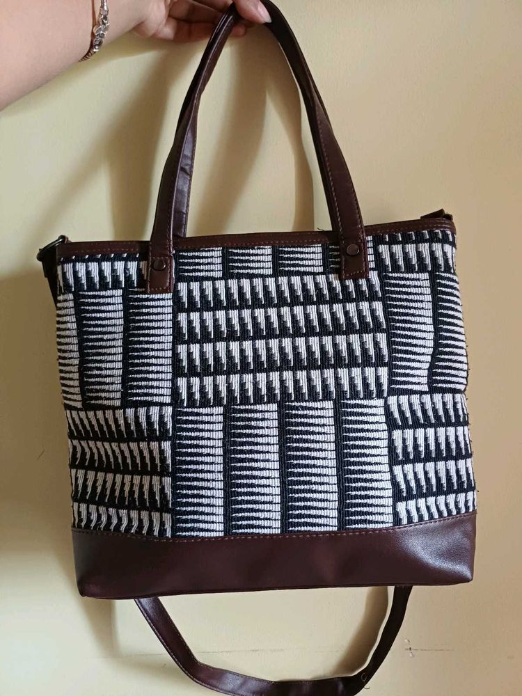Patterned Tote Bag