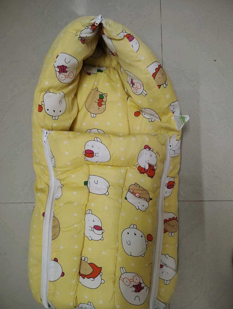 Baybee 3 in 1Velvet Cotton Bed And Carry