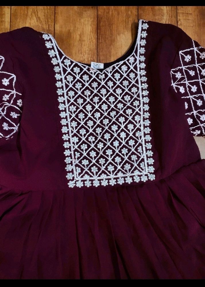 Combo Of Gown And Kurta Set