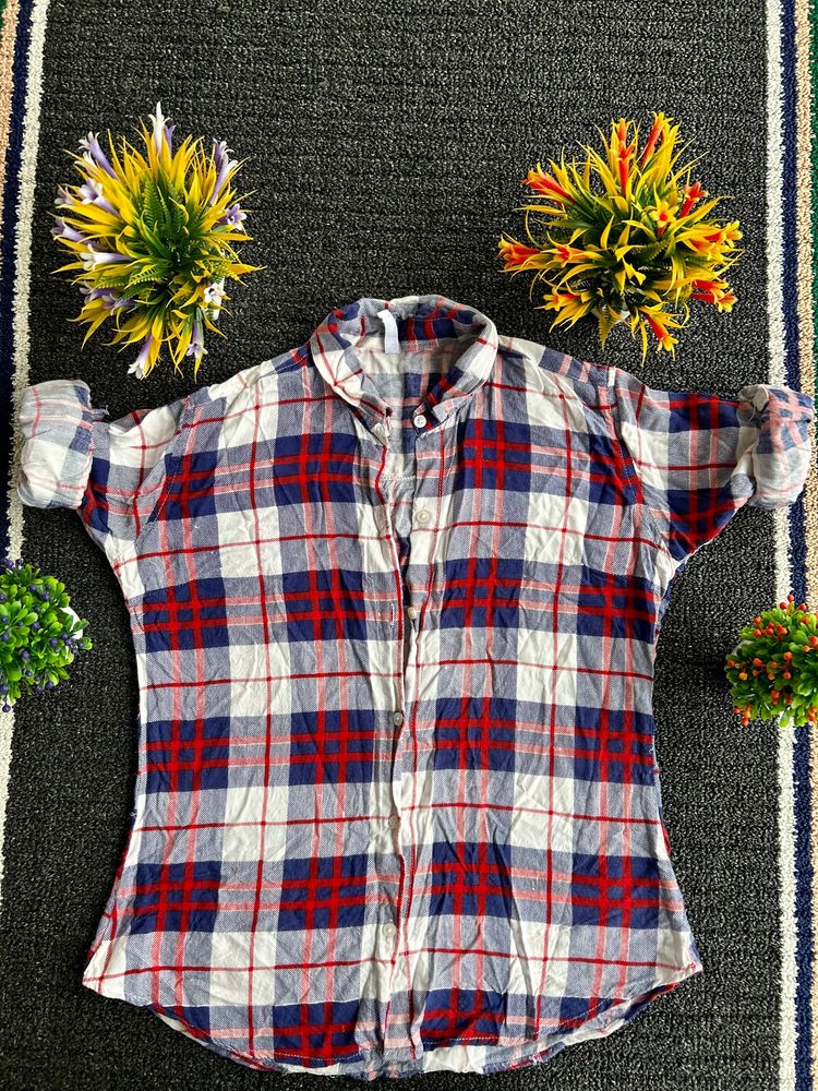 Girls Check Shirt