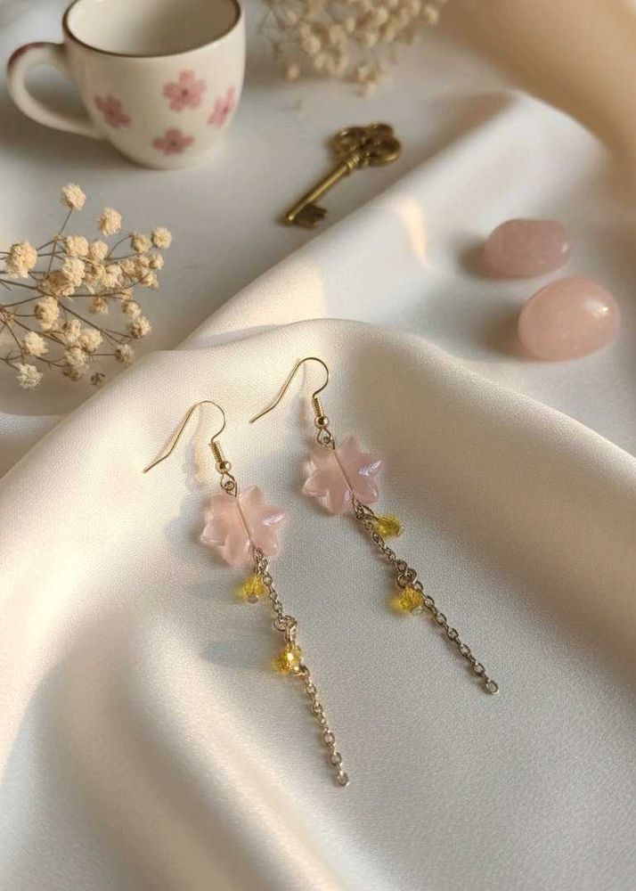 y2k Sakura Dangle Earrings