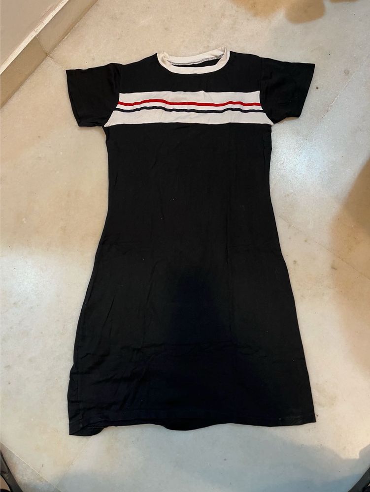 Black T-Shirt Dress