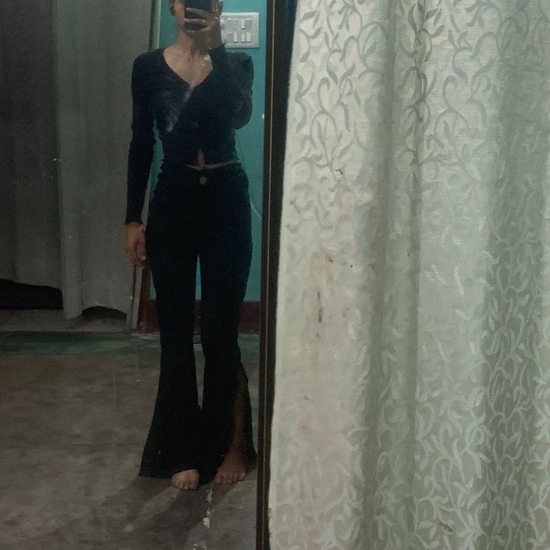 Flared Black Pants