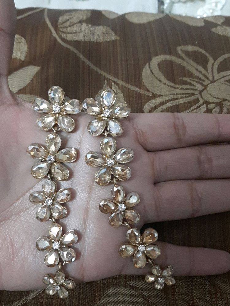 5 layered party earrings