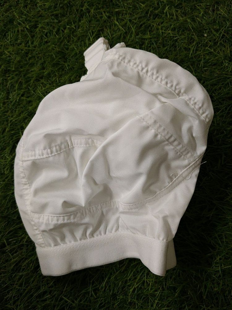 Cotton Bra With Three Hooks