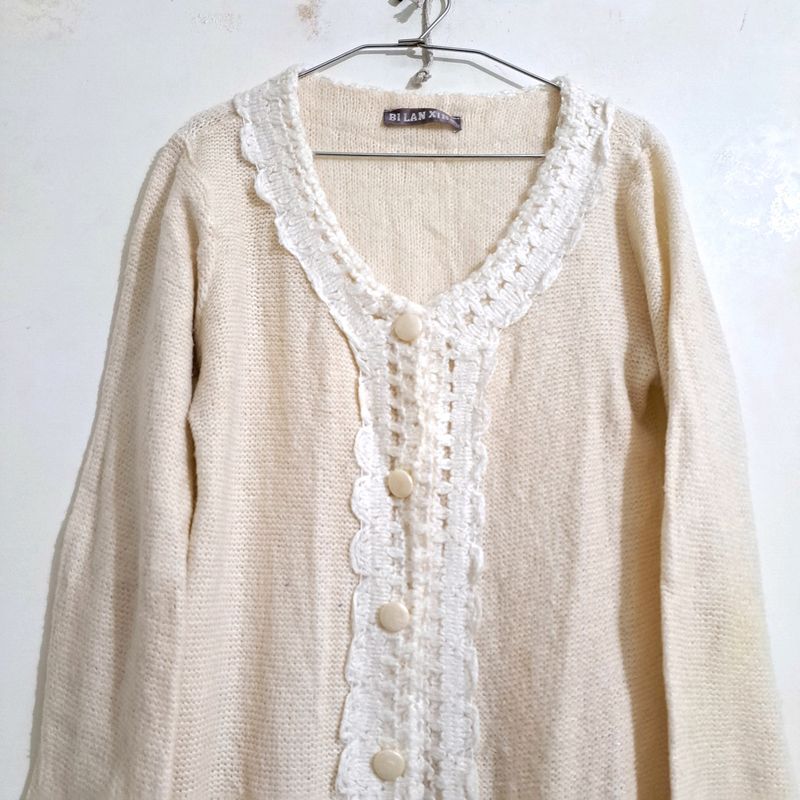 Korean Laced Cardigan 🤎