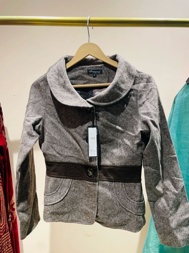 Elegant Wool Blend Jacket