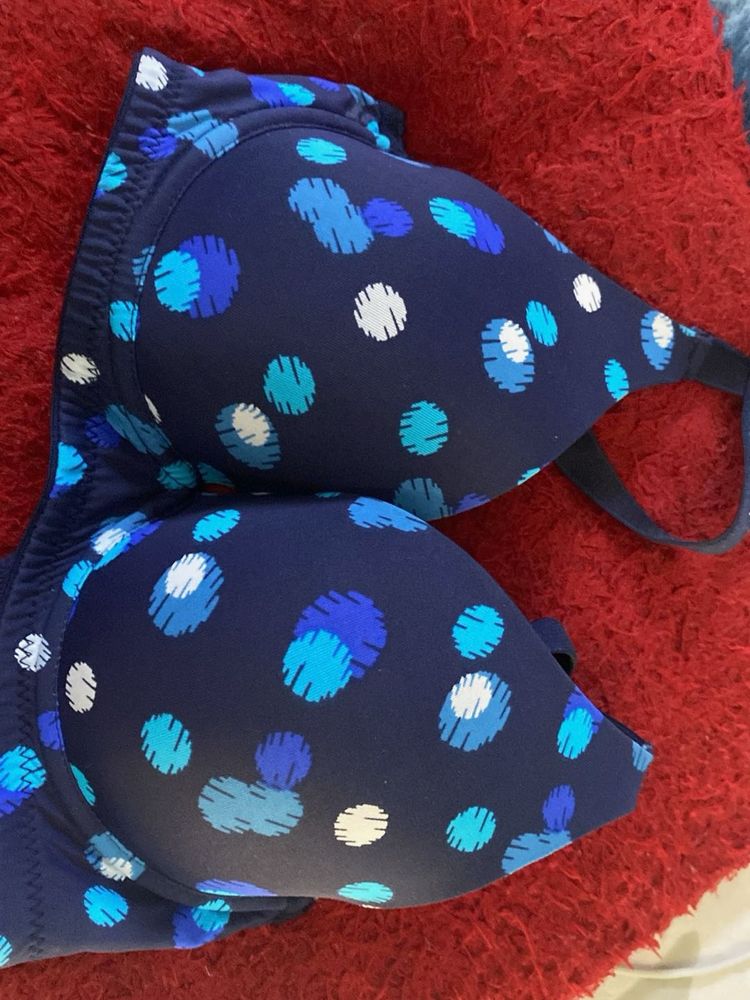 Polka Dot Bra 32 b dress berry