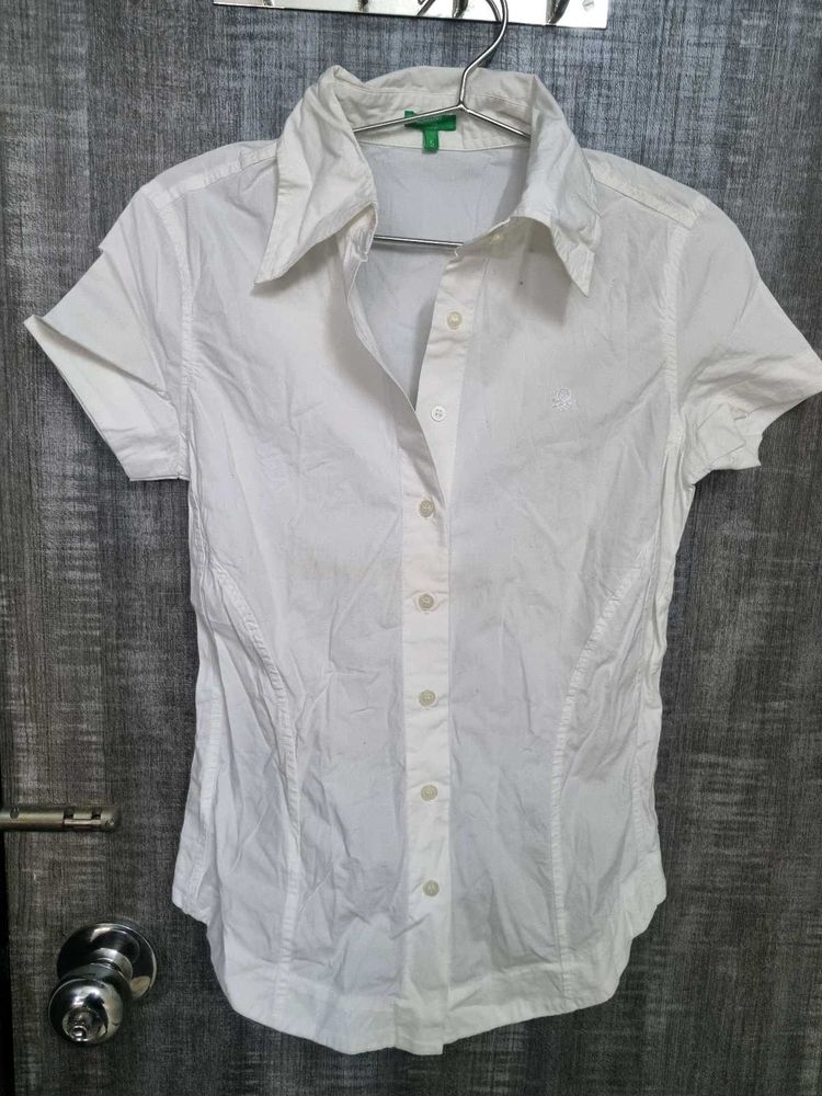 Premium White Shirt with Dye Potential