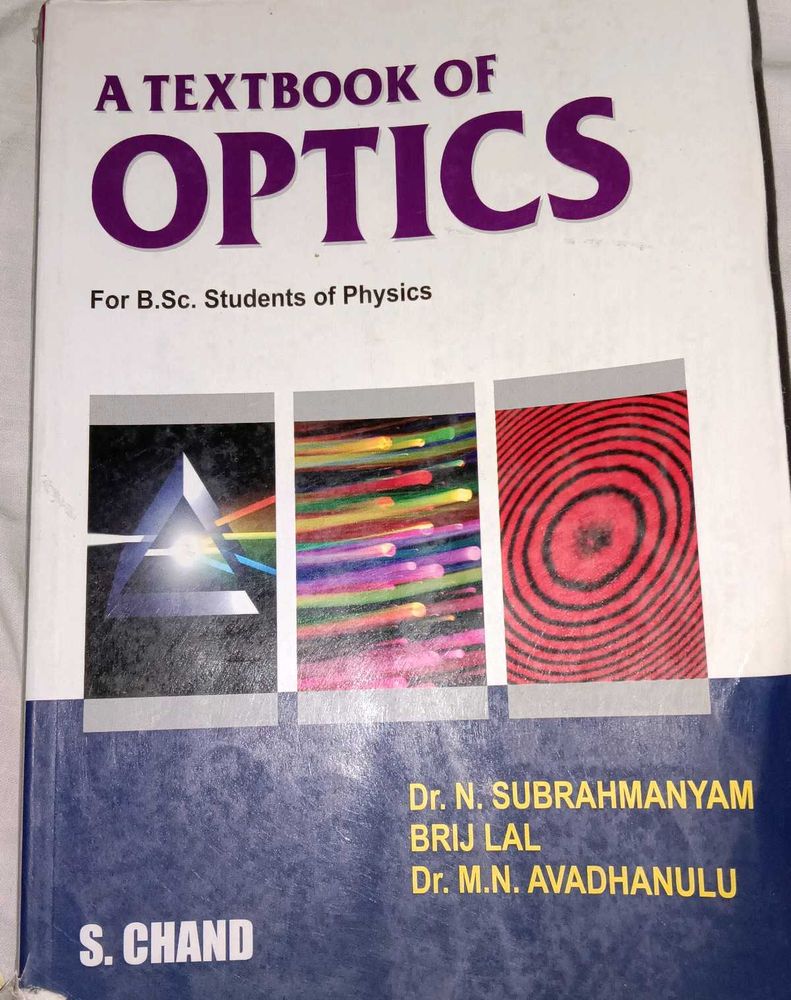 Optics Textbook - B.Sc. Physics Students